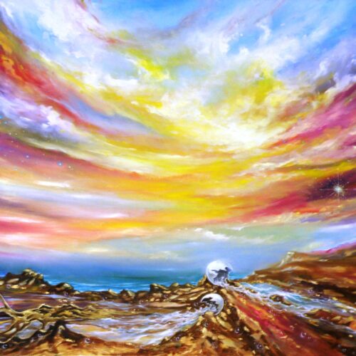 Venue d'une étoile lointaine, la vie se posa sur terre