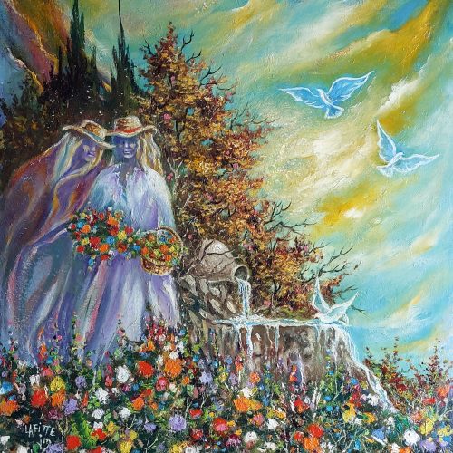 Le marché aux fleurs