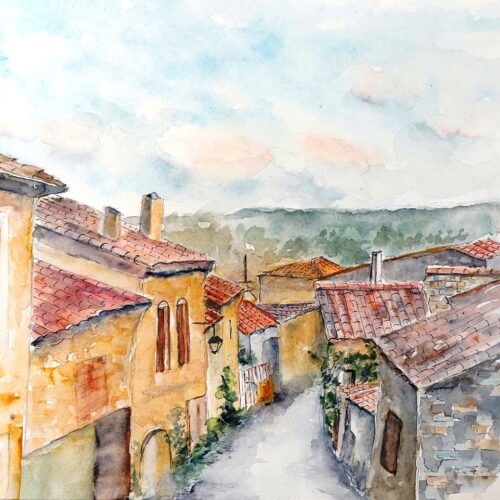 Les toits de Minerve